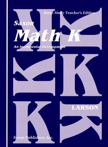 Saxon Math K Homeschool Teacher’s Manual 1st Edition by SAXON PUBLISHERS (Spi…