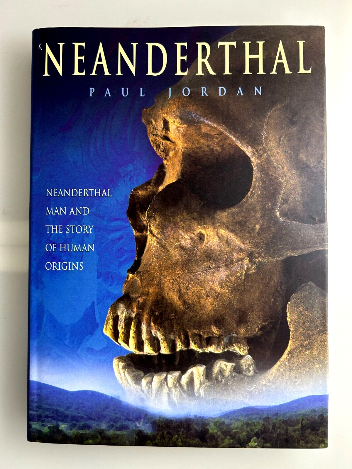 Neanderthal Paul Jordan HC Book Human Evolution Prehistoric History VG