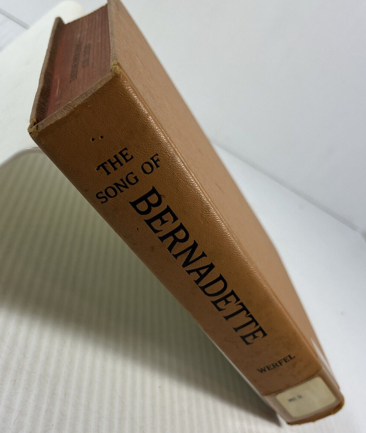 The Song of Bernadette Vintage Book 1942 Brown Hardcover Frances Werfel