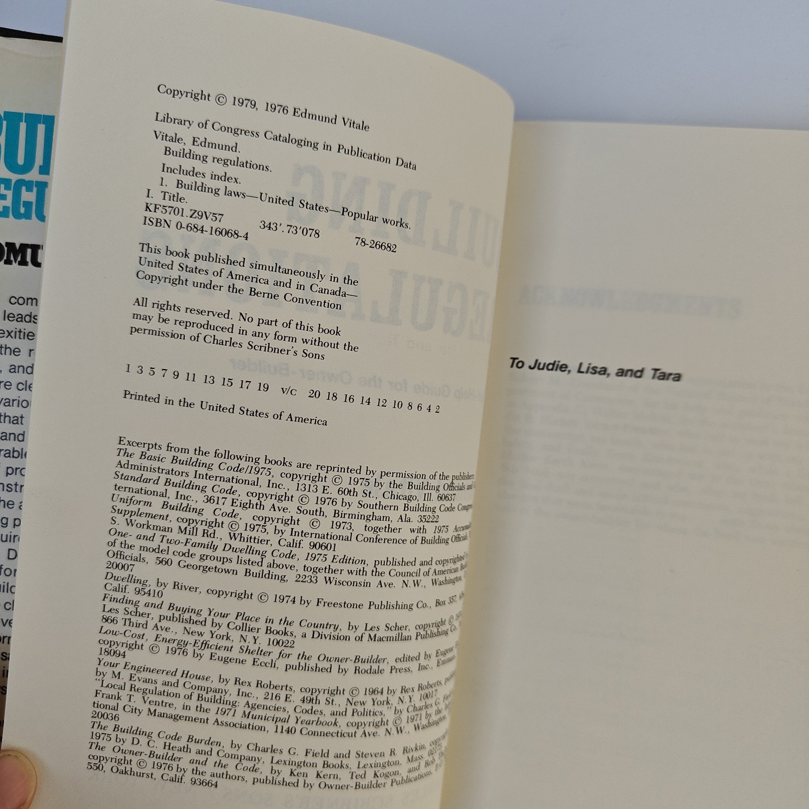 1979 Building Regulations Self Help For Owner Builder By Edmund Vitale