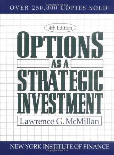 Options as a Strategic – Hardcover, by McMillan Lawrence G. – Very Good