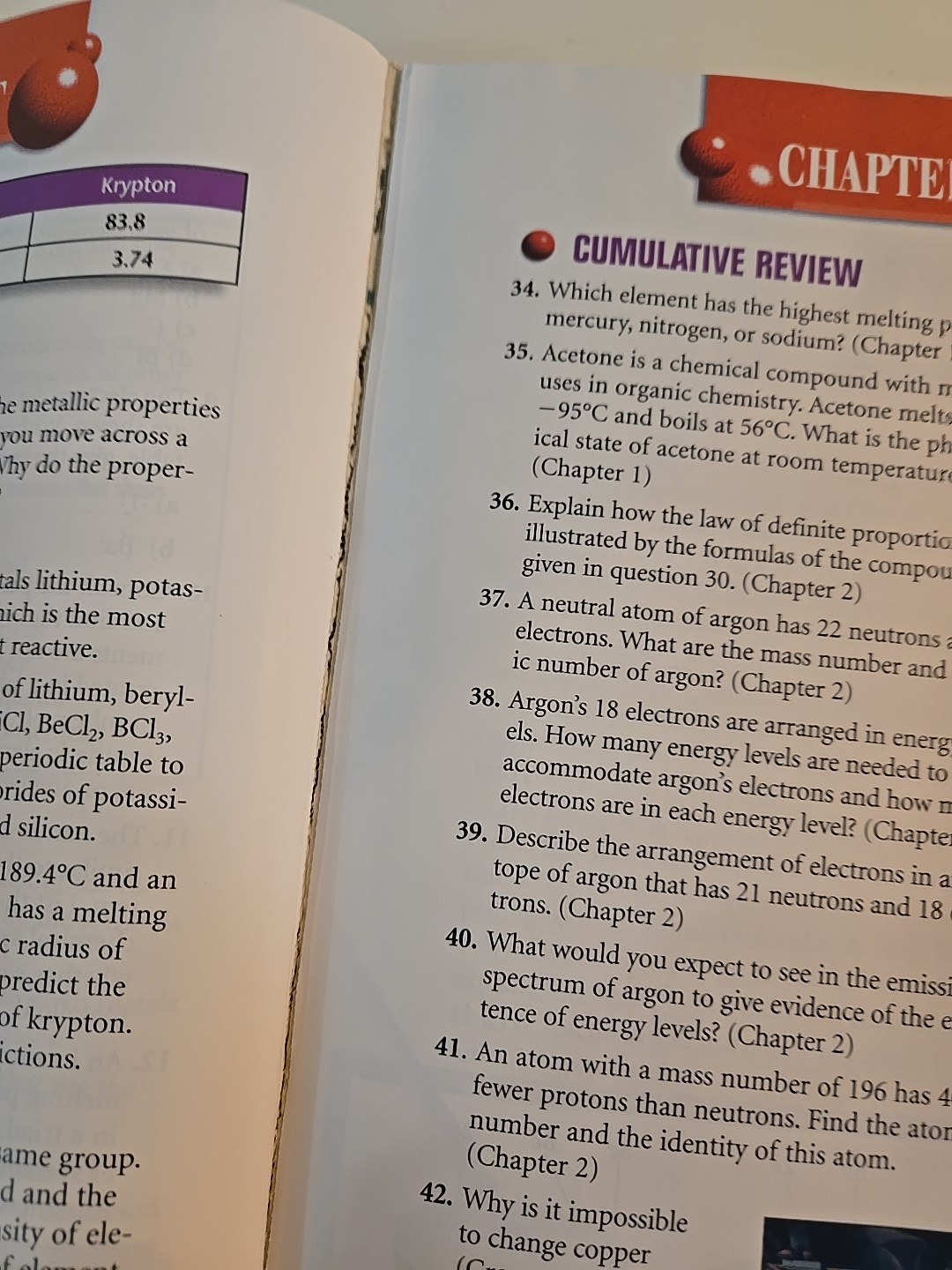 “Chemistry : Concepts and Applications” by Glencoe McGraw-Hill Staff 2002 ed.