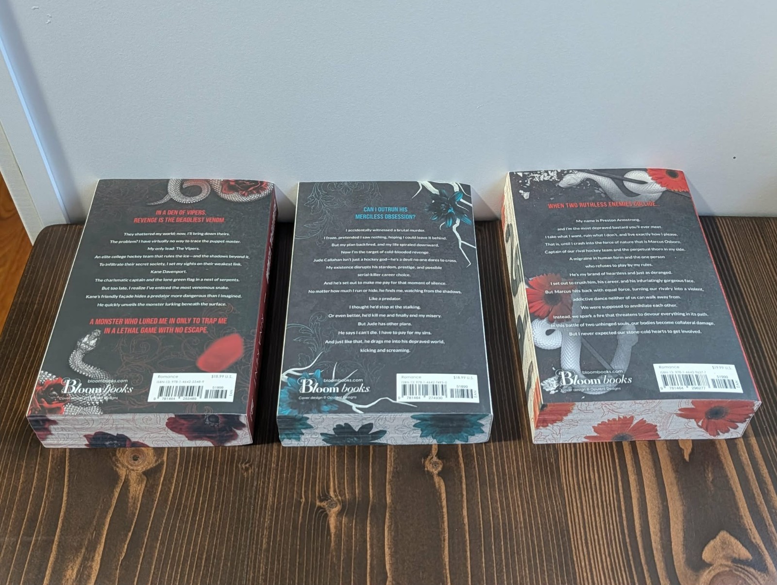 Rina Kent Vipers Ser. Venom 3-Book Set B&N Exclusive Paperback