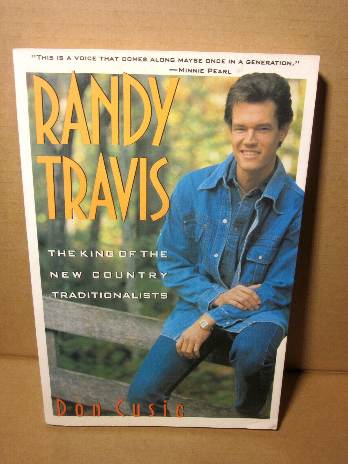 Randy Travis King of the New Traditionalists By Don Cusic Paperback Book Country