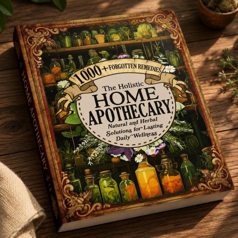 Natural Herbal Wellness Guide Book Holistic Home Remedies Reference Paperback