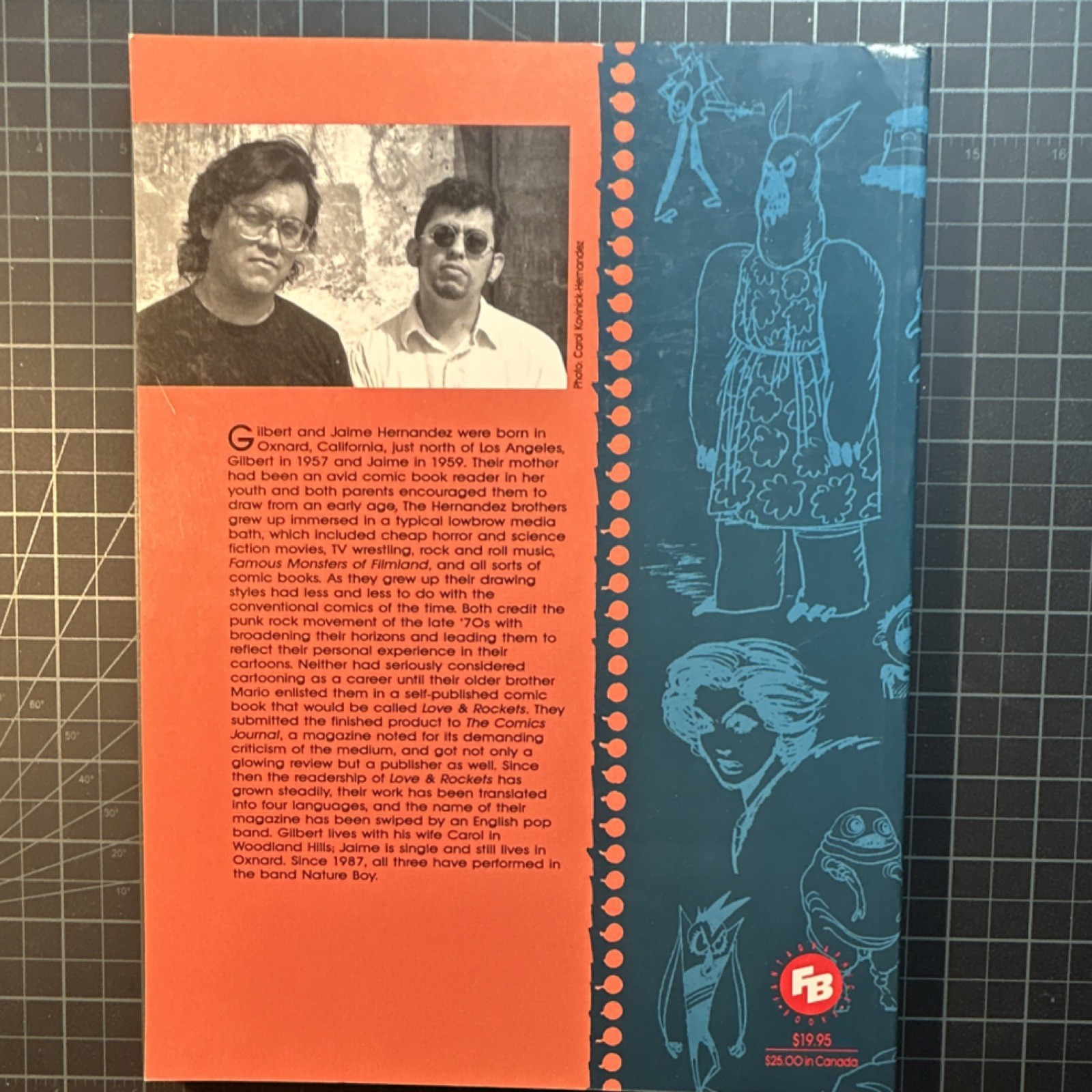 Love & Rockets Sketchbook Los Bros Hernandez Fantagraphics 1989 Paperback