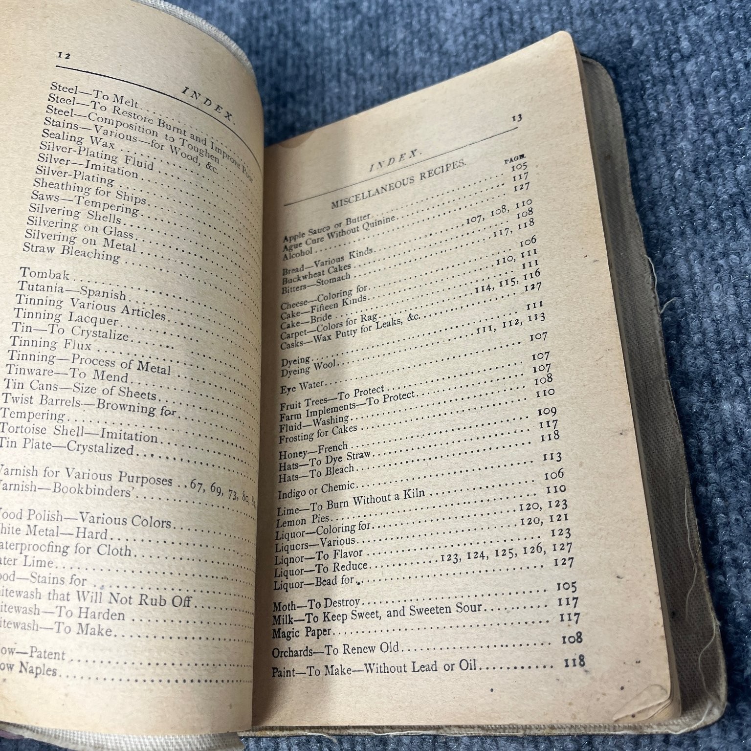 Dr. Chase’s Recipes Vintage Antique 1800s Home Farm Medicine Book