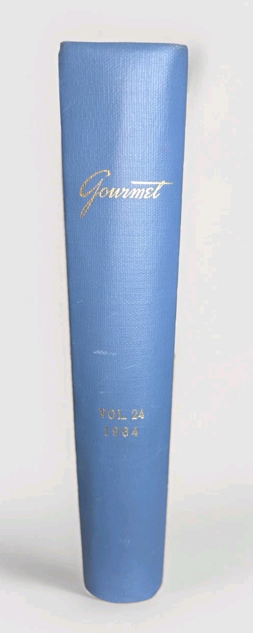 Gourmet The Magazine of Good Living 1964 Vol 24 Issues Jan-Dec Hardcover Set