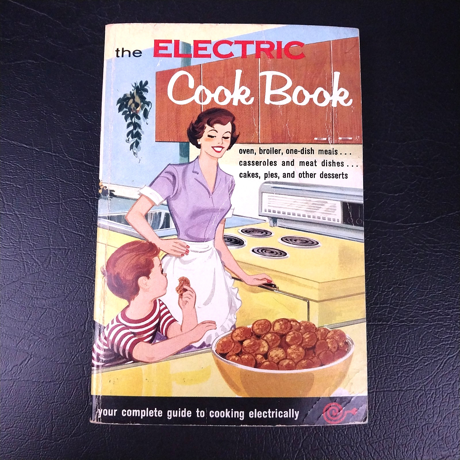 The Electric Cook Book – Vintage Retro 1960 Paperback – Home Decor & Staging