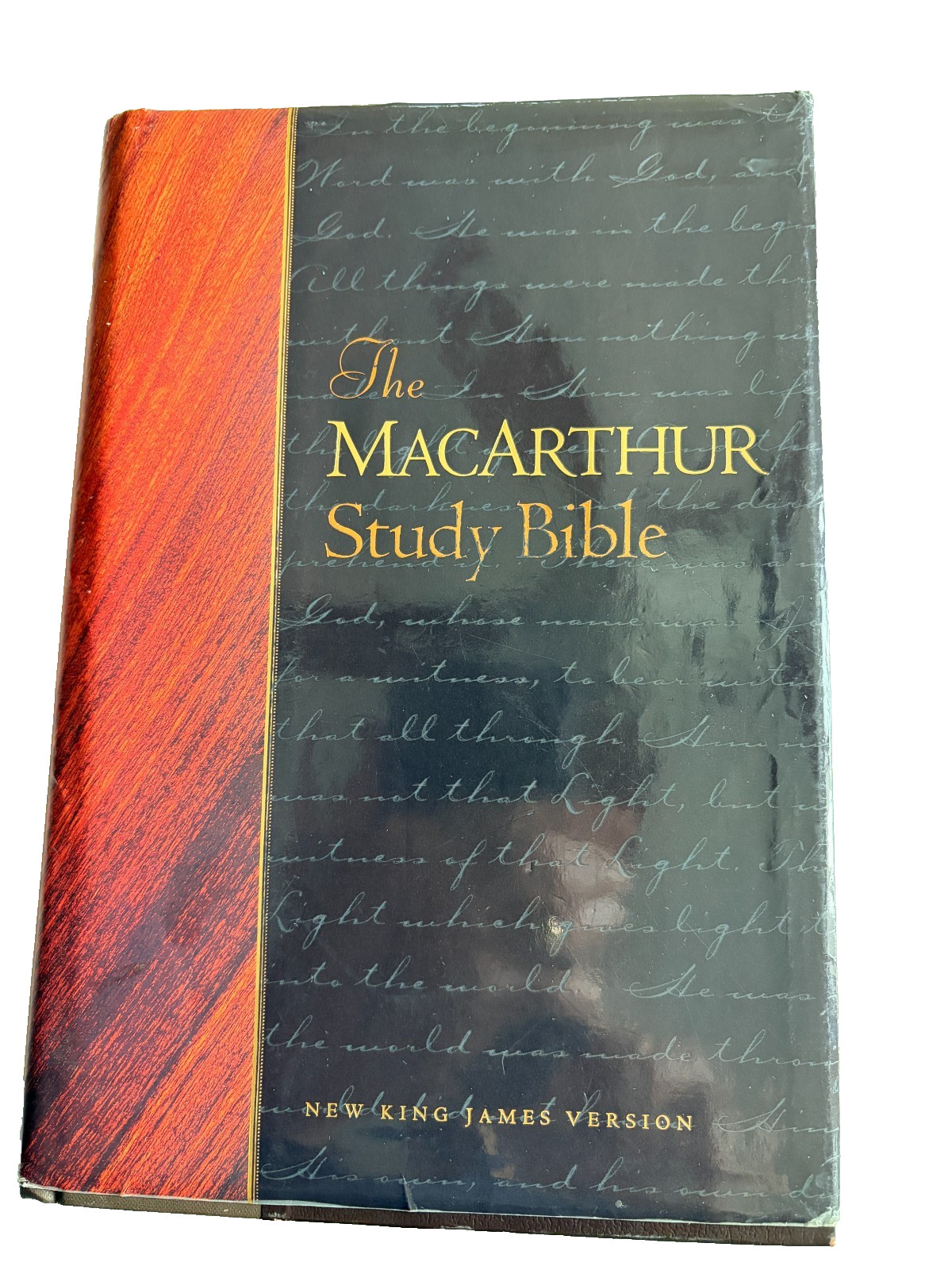The MacArthur Study Bible New King James Version Hardcover 1997 NKJV Word Bibles