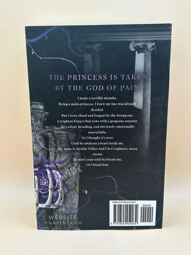 God of Pain The Princess Is Taken (Legacy of Gods #2) 2022 Paperback – Rina Kent