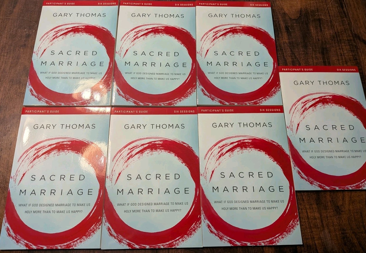Sacred Marriage Participants Guide LOT OF 7 PB Books Gary Thomas Like New
