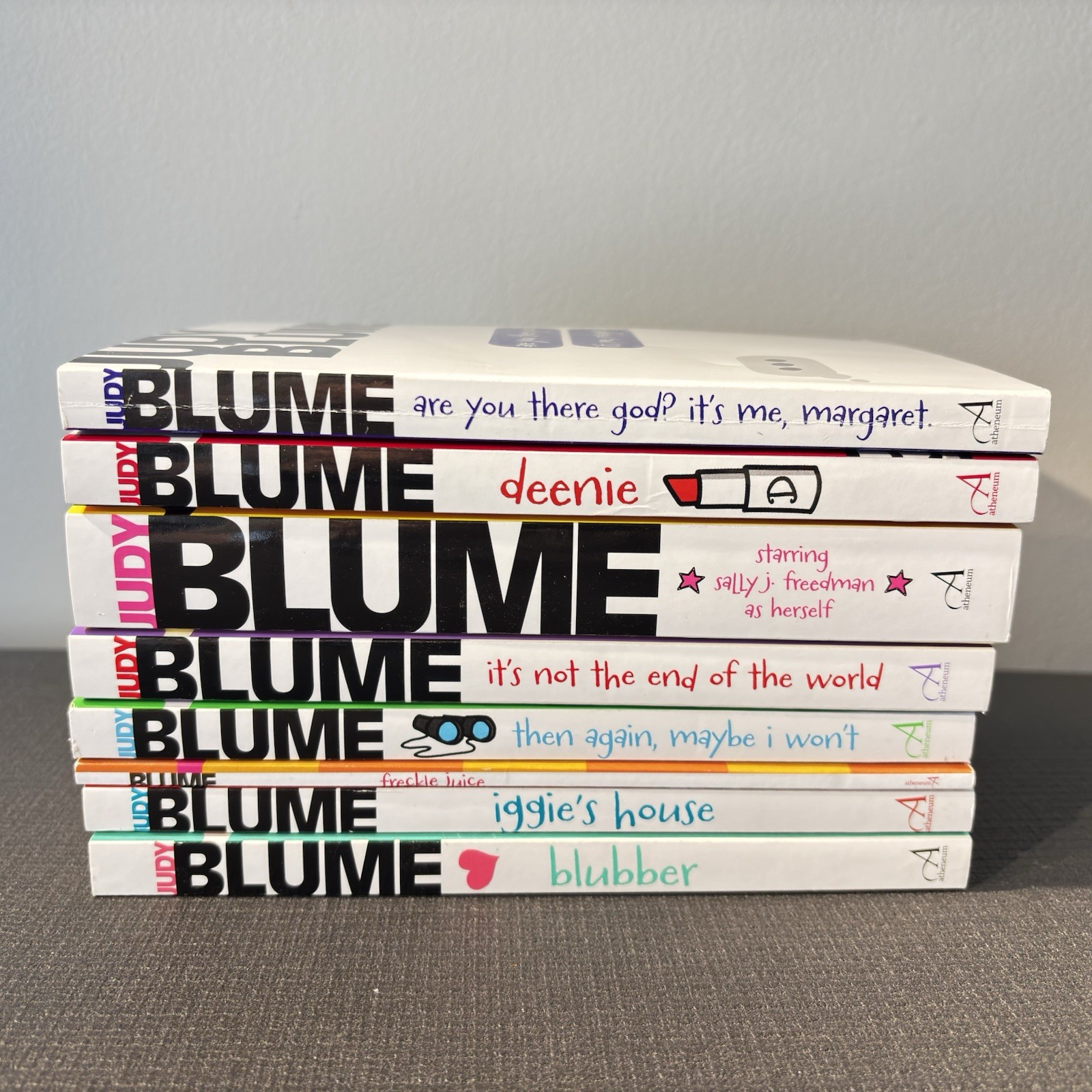 Lot of 8 Judy Blume Series Books – No box