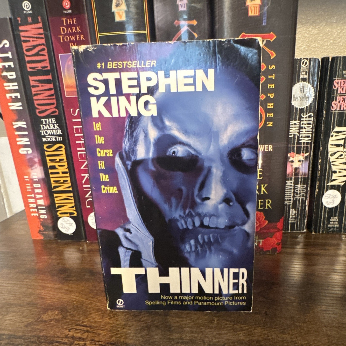Stephen King Thinner Paperback Horror Fiction Novel Signet Film/TV Adaptation
