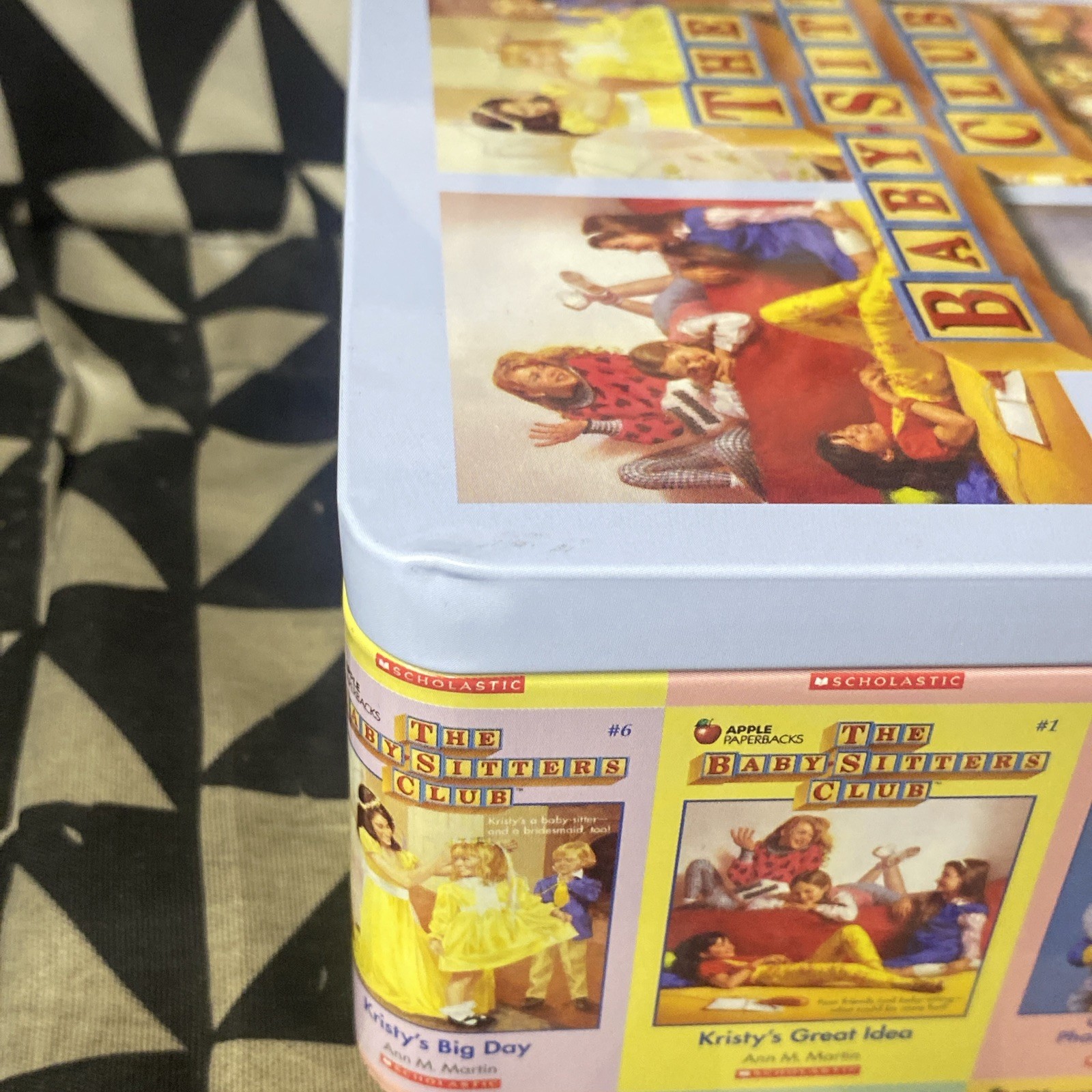 The BabySitters Club Book Collection #1-6 In Retro Tin Collectors Box Ann Martin