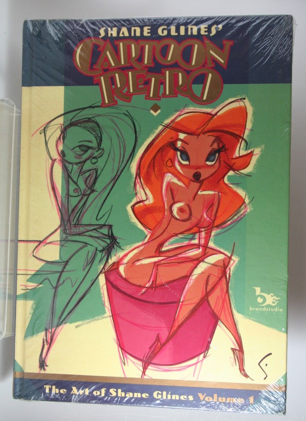 Cartoon Retro The Art of Shane Glines Volume 1 HARD COVER NEW See Pictures! RARE