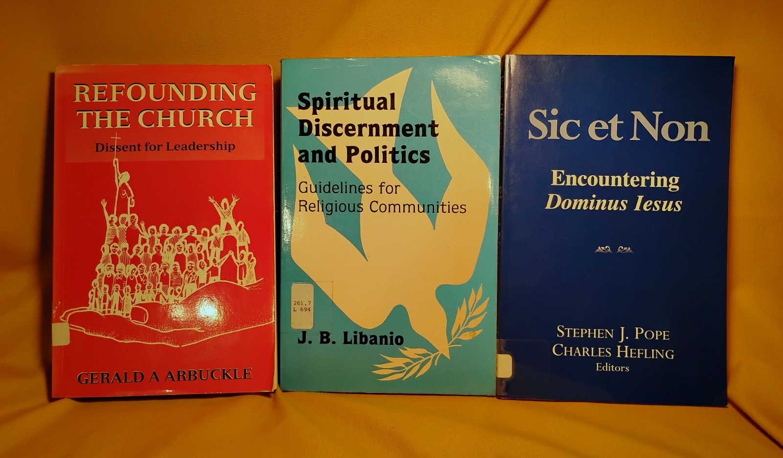 Sic et Non Spiritual Discernment Refounding the Church Religion 3 PB book lot