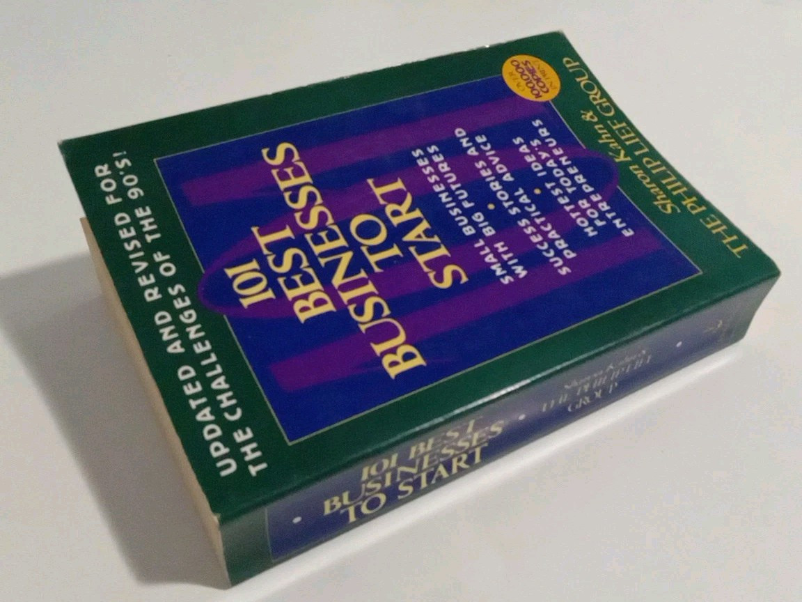 Vintage Book Best Businesses to Start by Philip Lief Group Paperback 1992