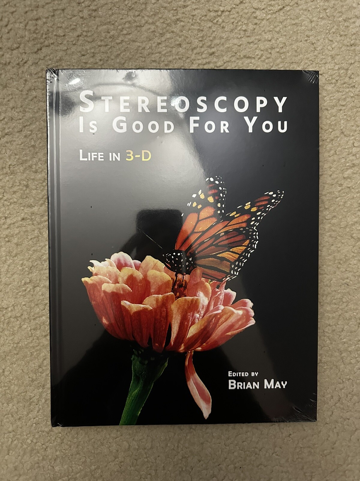 Brian May SIGNED AUTOGRAPHED Book Plate Steroscopy Is Good For You Queen