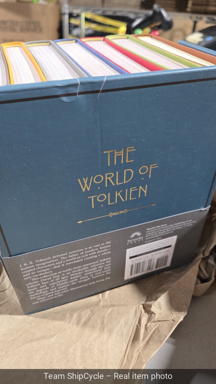 World of Tolkien SevenBook Set by David Day Faux Leather Bound Books G2U
