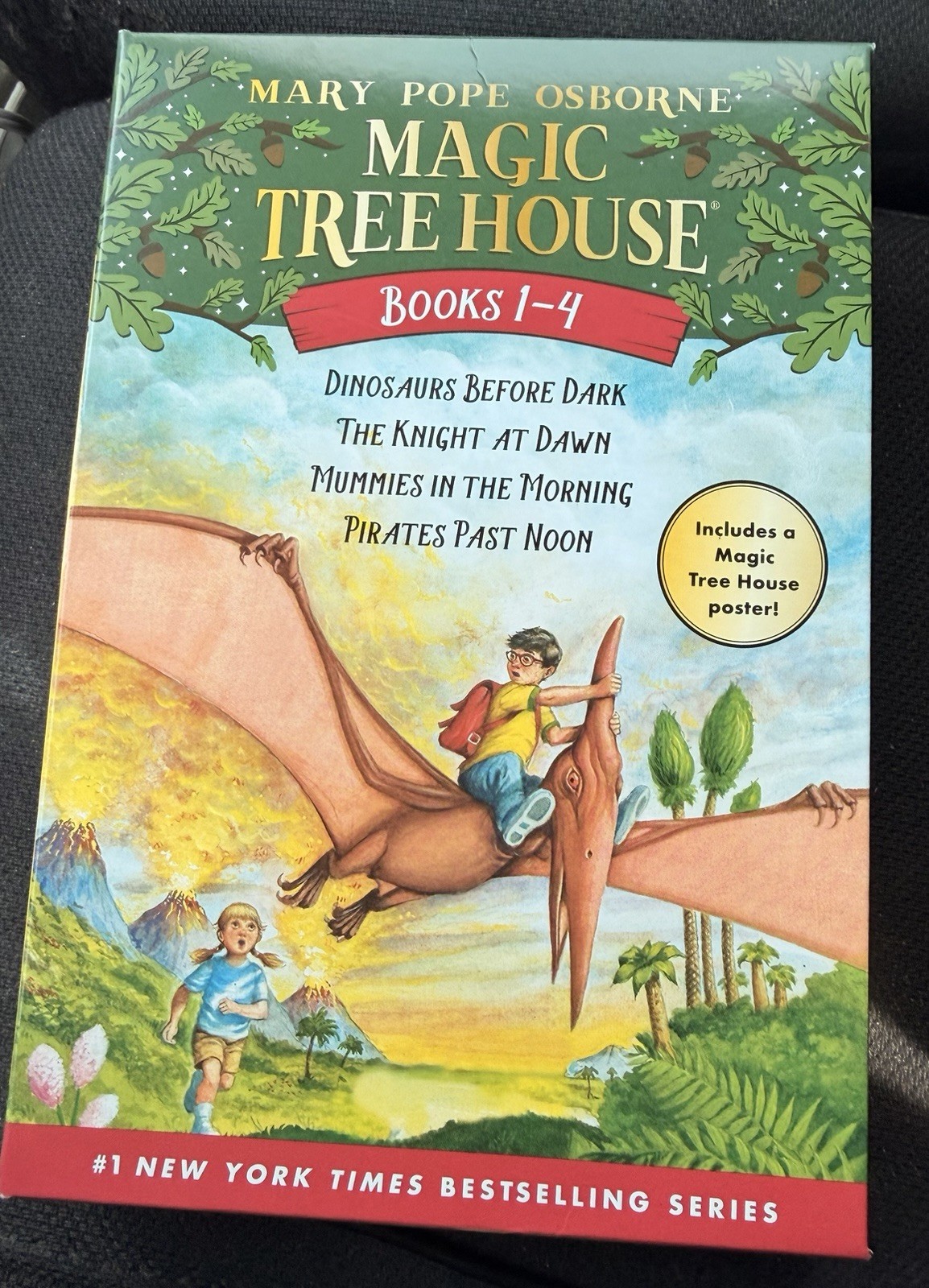 Mary Pope Osborne Magic Tree House Books 1-4 Box Set: Dinosaurs/Mummies