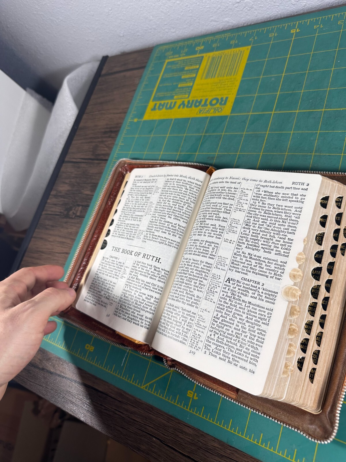 Holy Bible Ready References Missionary Edition LDS Mormon Water Buffalo Calfskin