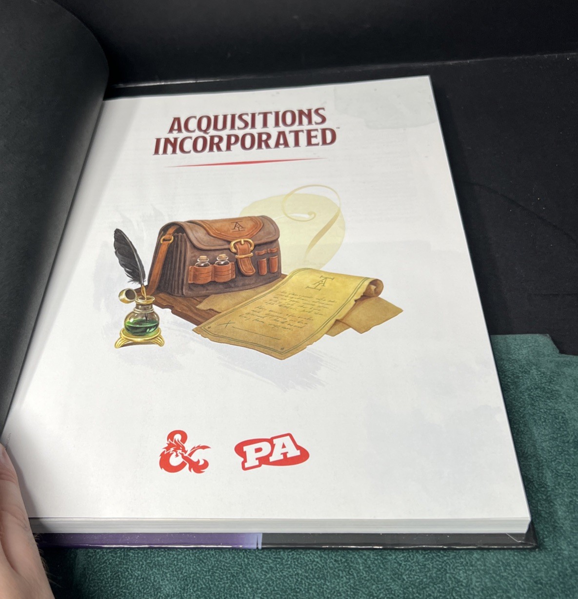 DUNGEONS AND DRAGONS ACQUISITIONS INCORPORATED HARDCOVER