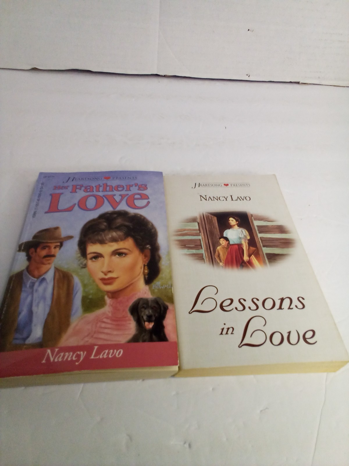 Heartsong Presents Book Lot of 2 Nancy Lavo Paperback