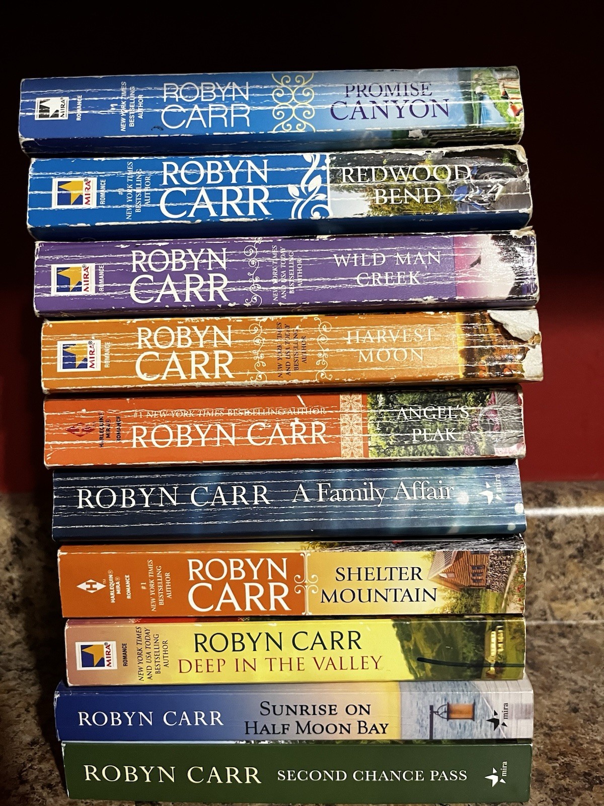 10 Book Lot Robyn Carr Paperback Newcomer Angels Peak Virgin River Series