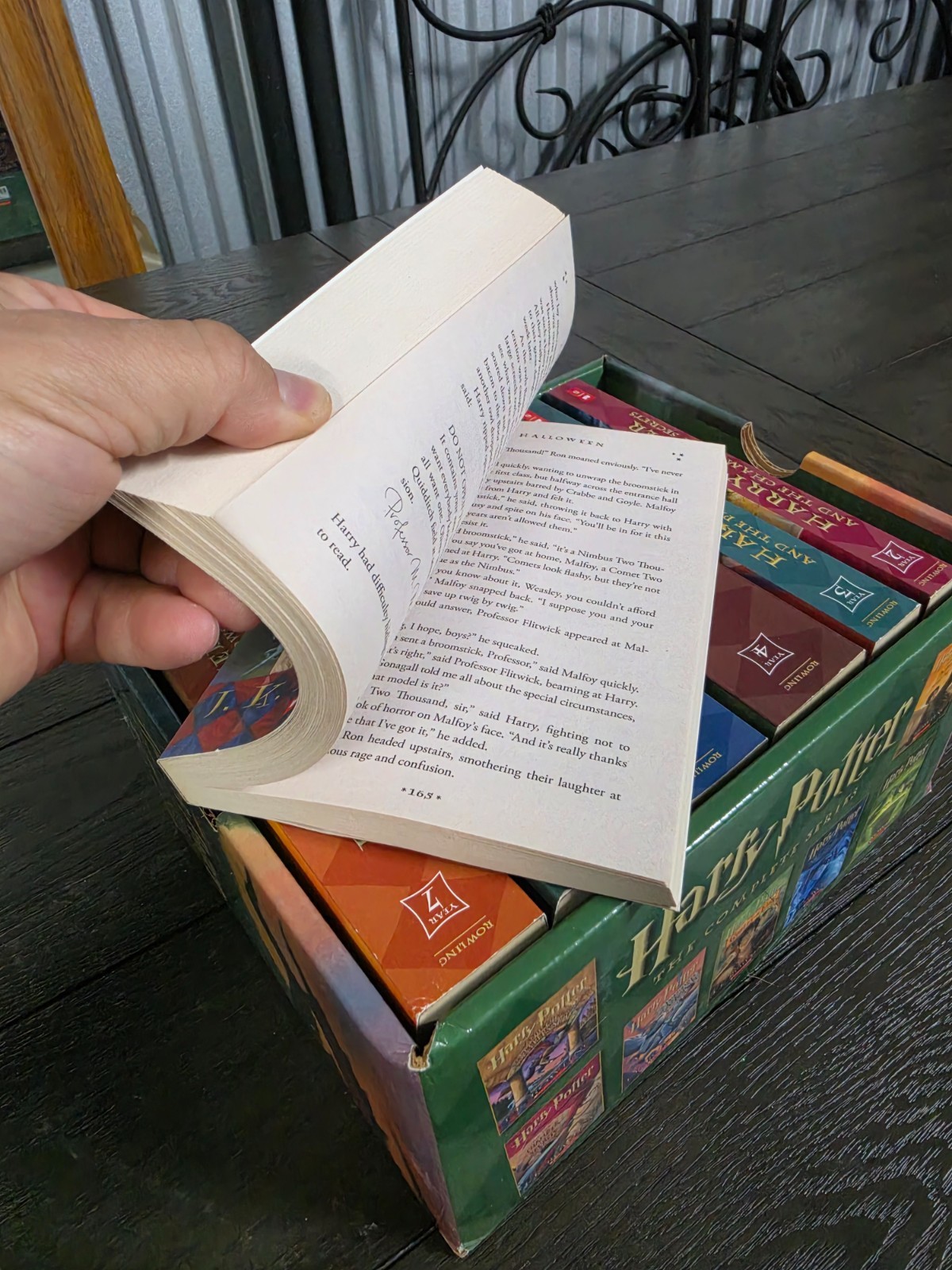 Harry Potter Complete Book Series Set 1-7 by J.K. Rowling Paperback Boxed Coll