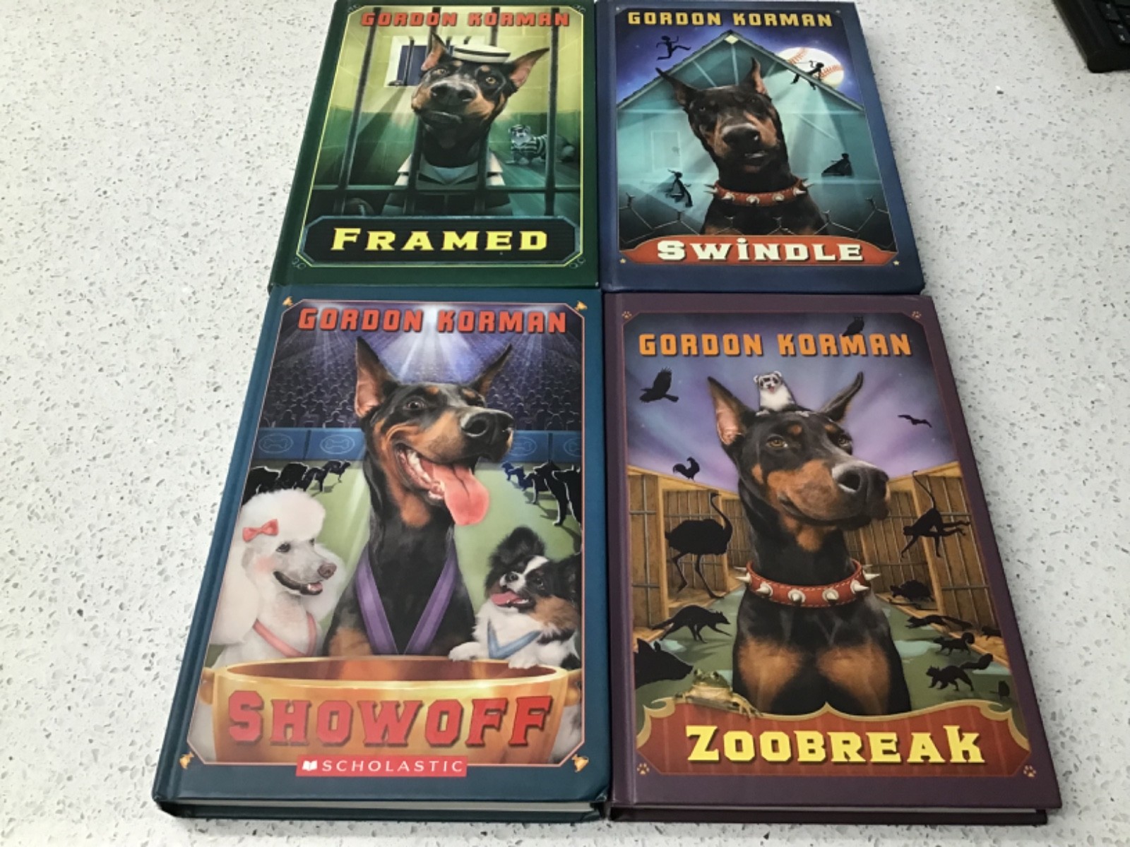 The Swindle Series by Gordon Korman (lot of 4) Scholastic Press 2009