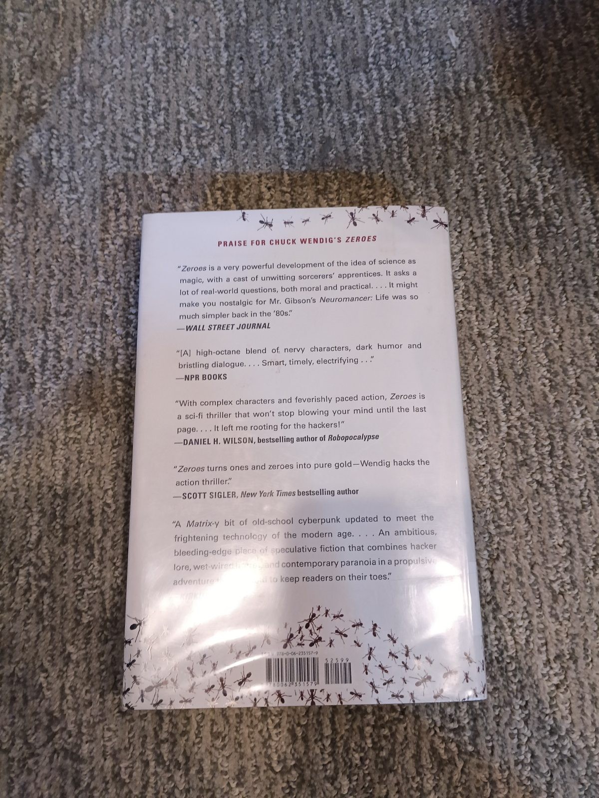 Invasive Chuck Wendig Harper Voyager Sci-Fi Thriller Paperback (2016) [VG]