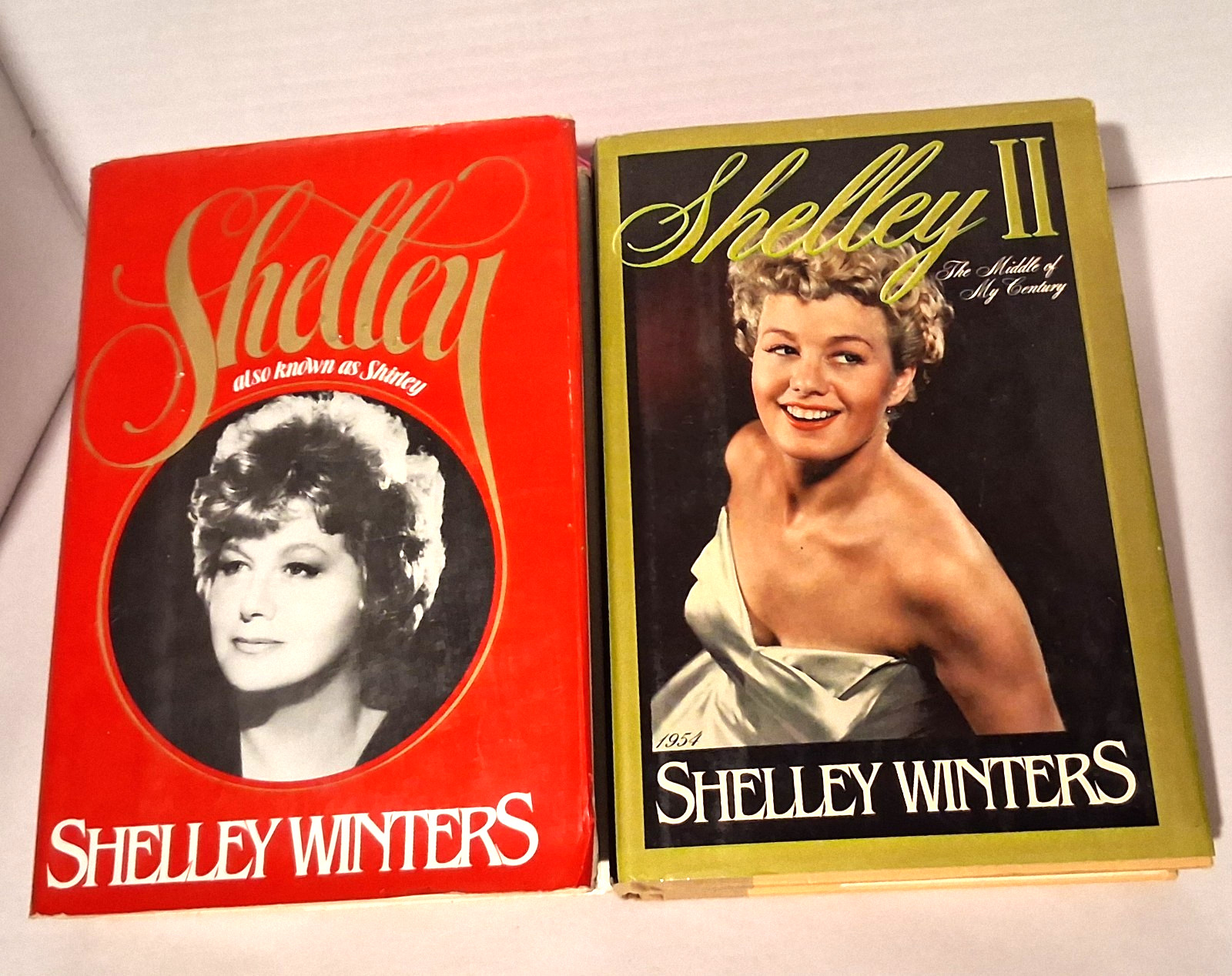 Shelley Winters Autobiographies set of 2