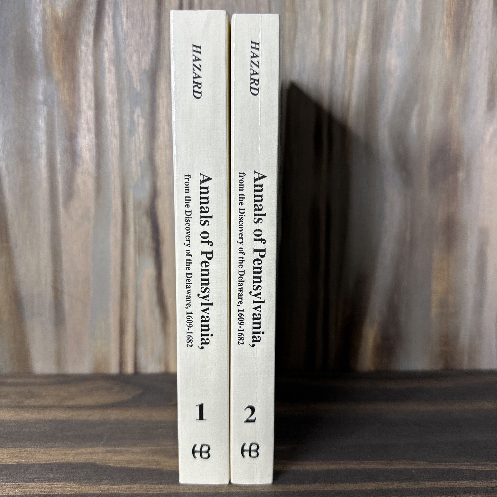 Annals of Pennsylvania 1609-1682 Samuel Hazard 1993 Printing – Two Book Set
