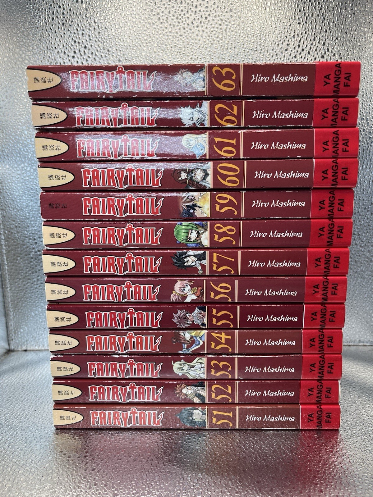 Fairy Tail Hiro Mashima Manga 13 Book Lot Vol 51-63 KC Kodansha Comics