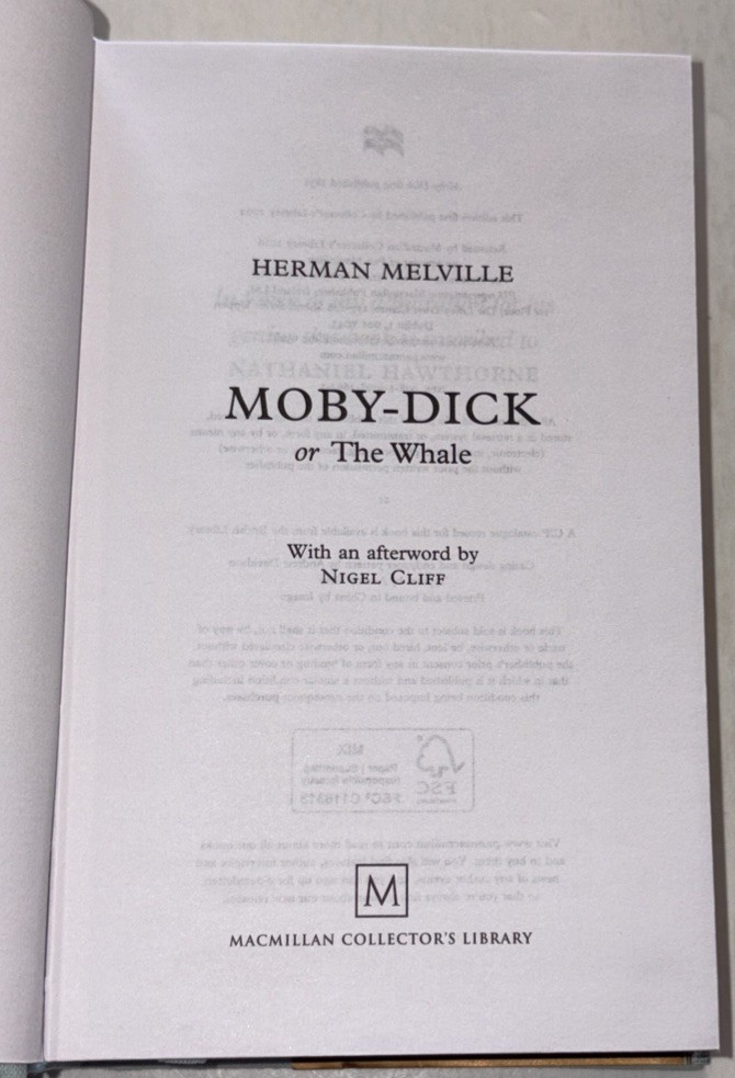 Moby Dick By Herman Melville
