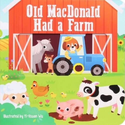 Old MacDonald Had A Farm (Push-Pull-Spin Stories) – Board book – VERY GOOD