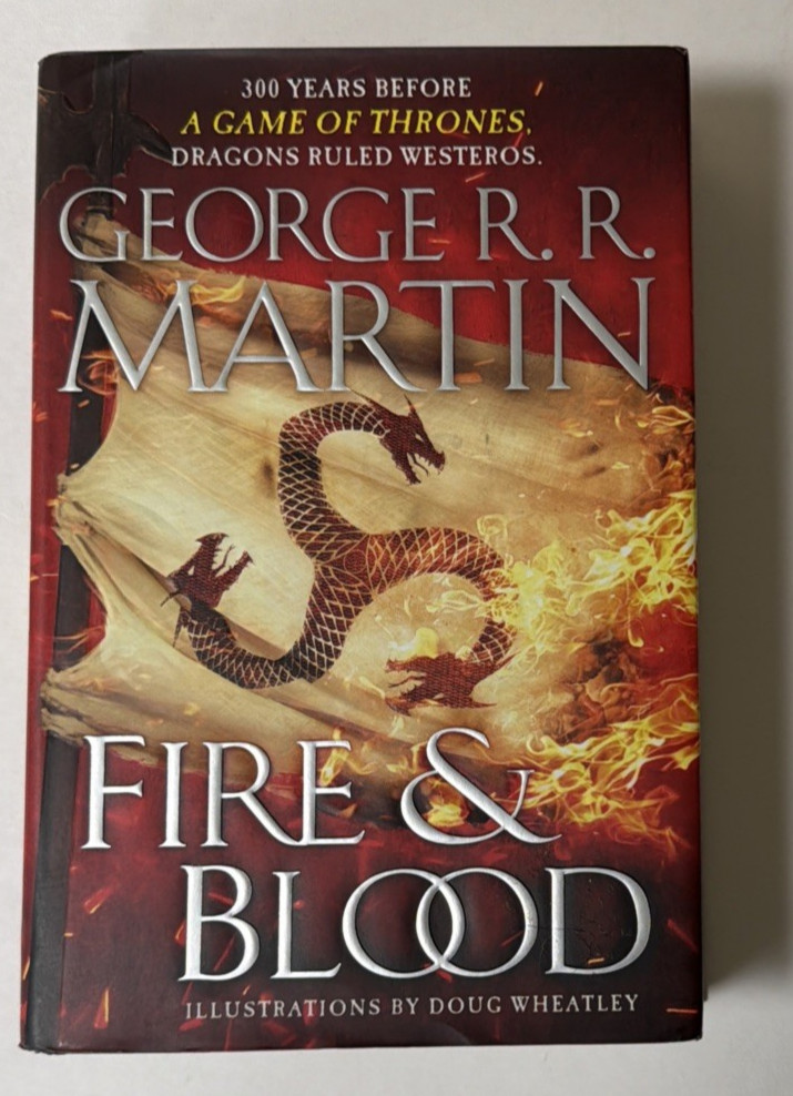 George R.R. Martin FIRE & BLOOD 1st/ 1st HC/DJ House Of The Dragon 2018 Fine