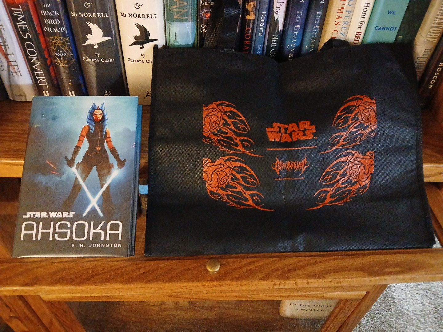 AHSOKA by E. K. Johnston and Ashley Eckstein (SIGNED by BOTH) 1st Printing