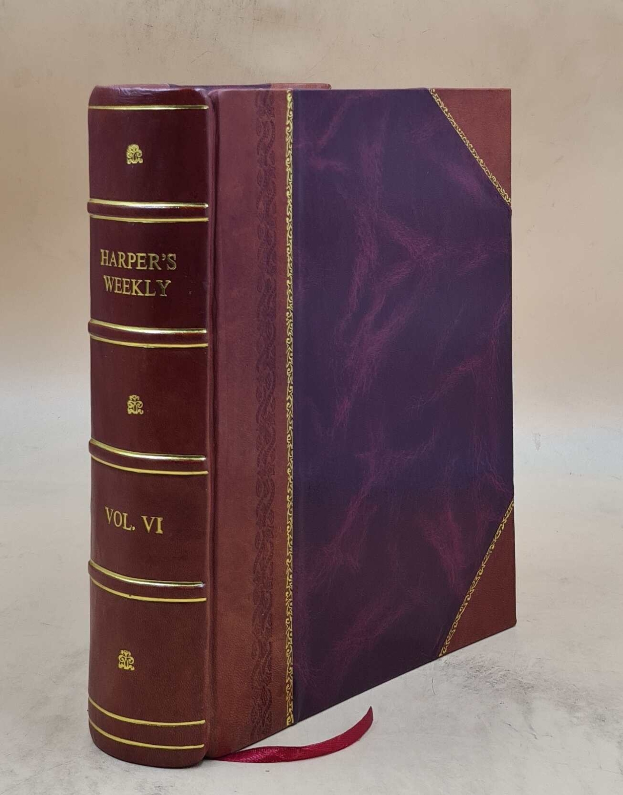 Harper’S Weekly 1862 By Harper & Brothers [Leather Bound]
