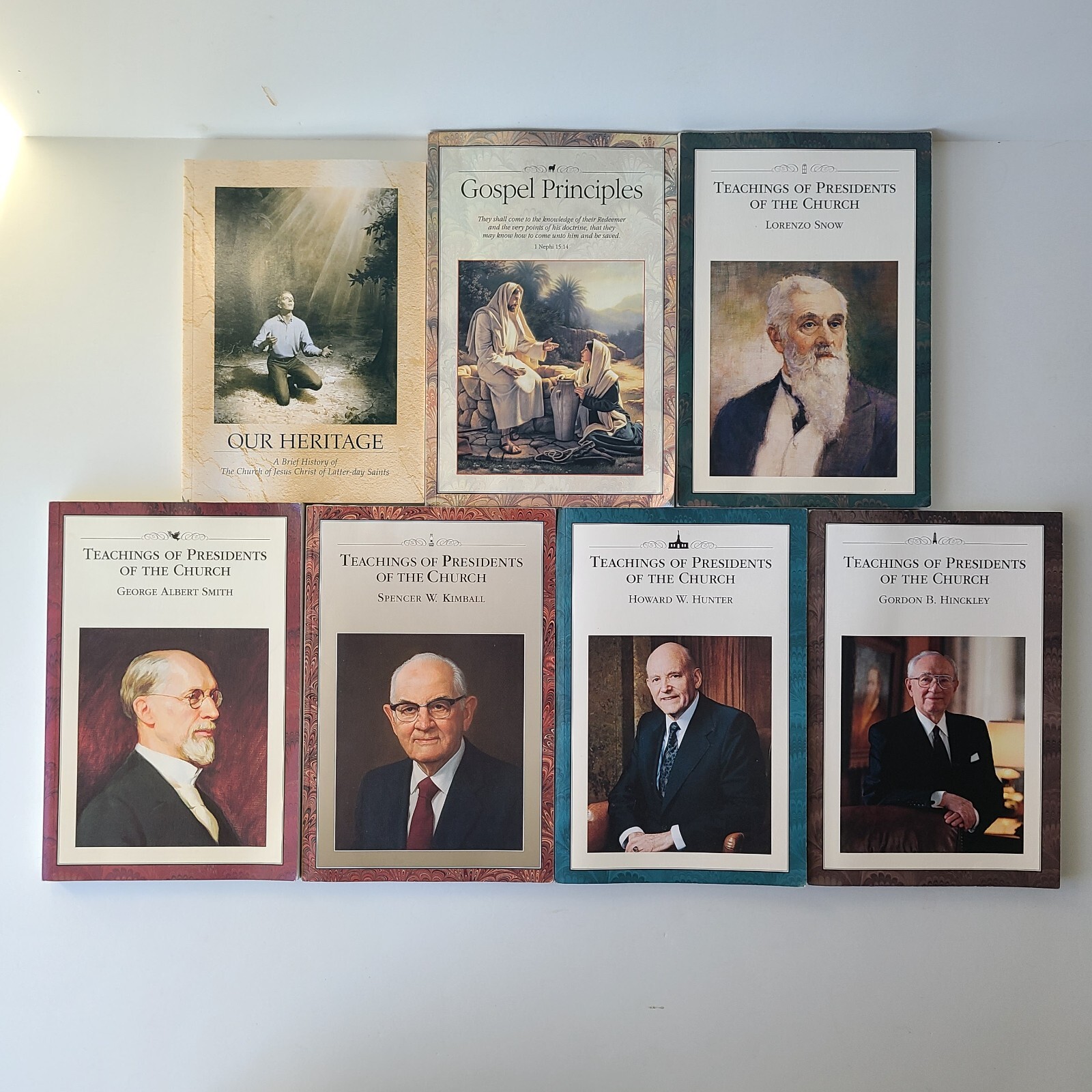 Book Lot 7 LDS Mormon Teachings of Presidents Principles History Snow Kimball