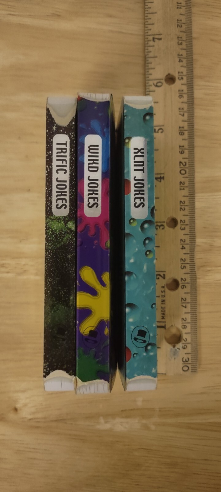 Cell Phone Text Message Joke Books (TRIFIC/WIKD/XLNT:-] JOKES) 2002, set of 3