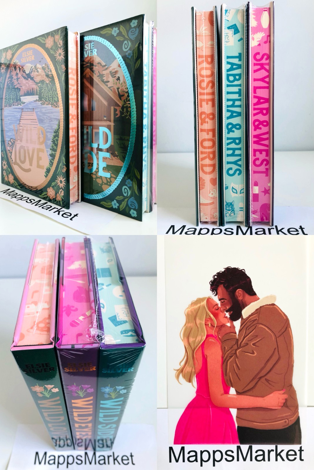 Wild Love, Wild Eyes & Wild Side by Elsie Silver BOOKISH w/ Page Overlay SEALED