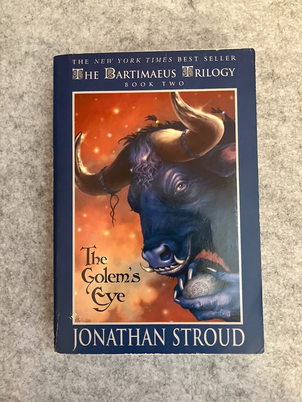 Bartimaeus Trilogy by Jonathan Stroud (3 books – 2 paperback, 1 hardback)