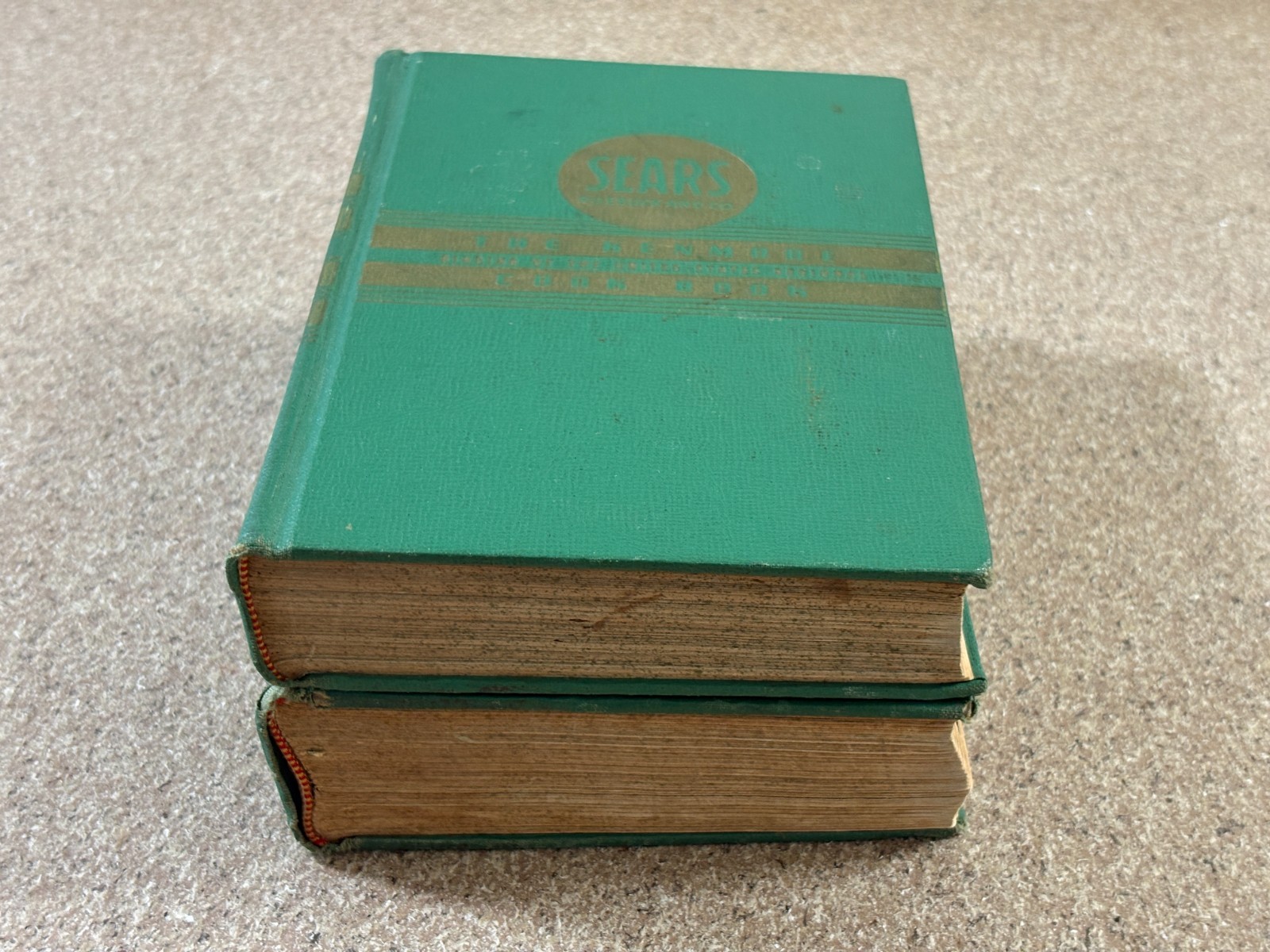 Set of 2 Sears Roebuck $ Co. Cookbook 1947 HC US Regional & American Womens