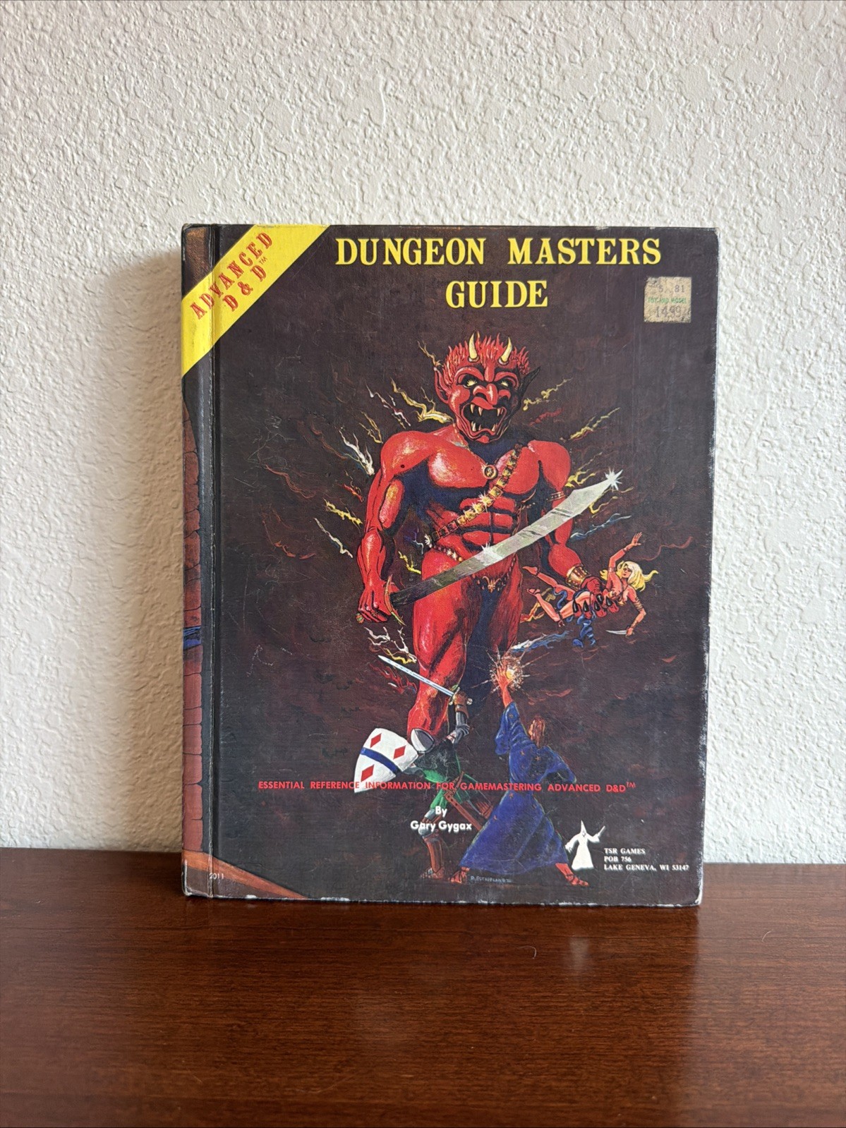 AD&D Dungeon Master’s Guide, 1st Ed, 6th “Gamma” Printing w/ Wizard Logo