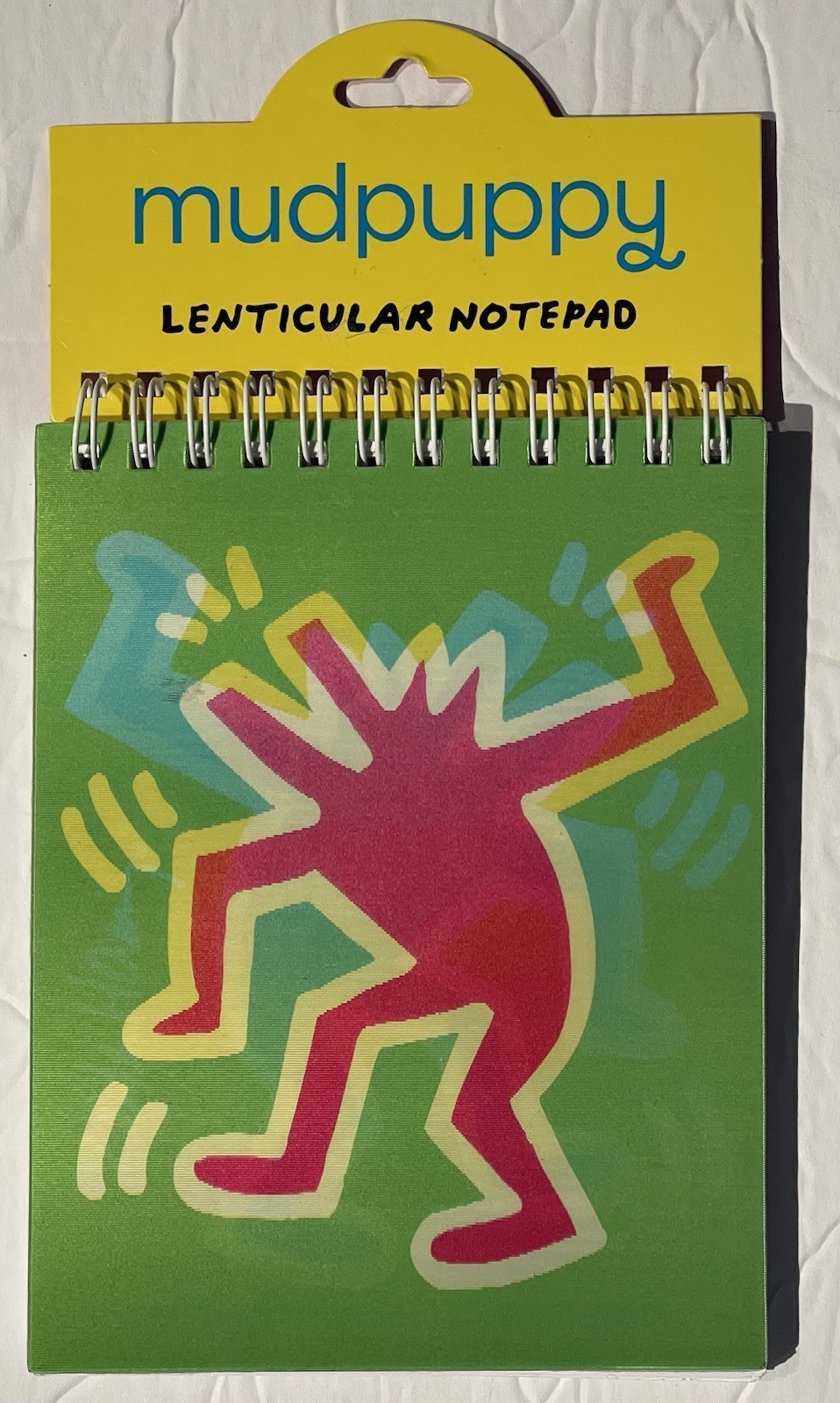 Mudpuppy Keith Haring Lenticular Notepad NEW