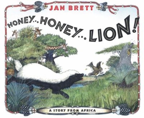 Honey… Honey… Lion! Hardcover Jan Brett