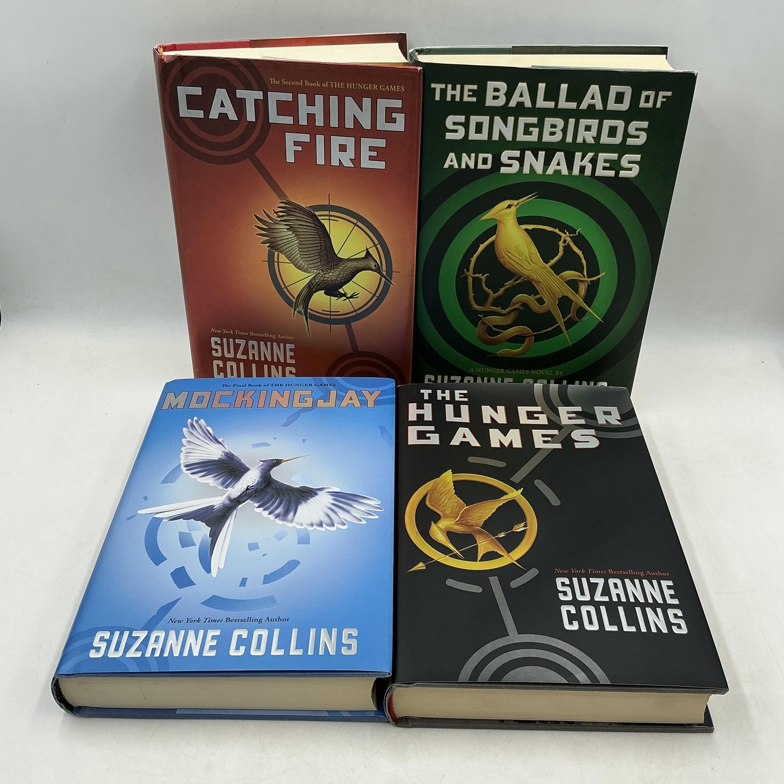 The Hunger Games Series Suzanne Collins 4 Hardcover Books Dust Jacket YA Set