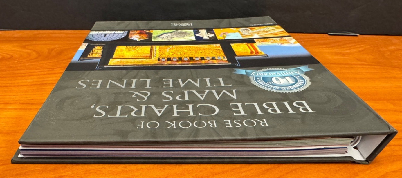 Rose Book of Bible Charts, Maps, and Time Lines 10th Anniversary Spiral HC 2015